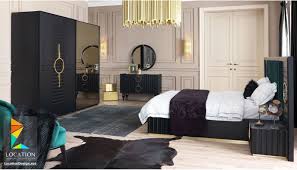 نقدم لكم هذه المجموعات الرائعة من موديلات غرف نوم كاملة 2019 2020 بديكورات في غاية الروعة و Luxury Bedroom Master Black Living Room Bedroom Furniture Design