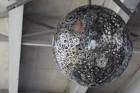 Old Bike Parts Turned Into Impressive Chandeliers Recycled Bike Parts Creative Lamps Diy Lamp