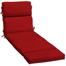 The sun can wreak havoc on outdoor furniture. Allen Roth Red Ribbon Premium Olefin Patio Chaise Lounge Cushion Lowe S Canada