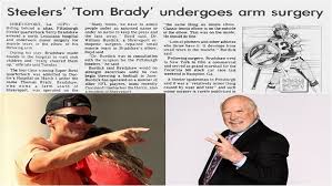 Terry bradshaw's getting ready to throw in the terrible towel. Terry Bradshaw Used Tom Brady As His Fake Name To Check In For Surgery In 1983 Article Bardown