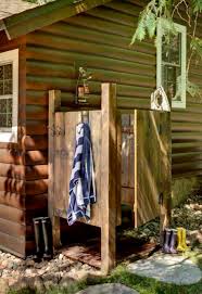 Shower surfaces require waterproof coverage to prevent water from ruining the walls and the framing beneath. 30 Invigorating Outdoor Shower Ideas To Escape Into Nature