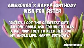 318 Best Happy Birthday Sister Status Quotes Wishes Dec 2019 Happy birthday to a sister who brings so much happiness and warmth into my life (yep, that's you, sis). happy birthday sister status quotes