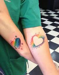 <3 that anchor is ugly but i like this idea. 100 Unique Best Friend Tattoos With Images