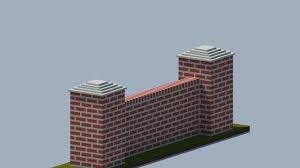 This contemporary water sculpture made out of bricks is looking so good that it can easily be a focal point of any garden. Minecraft Giant Builds Small Brick Garden Wall Minecraft Map