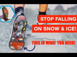 New Ice Grips For Shoes For Snow Ice Slippery Floors Product Review Youtube