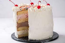 This 7 Layer Ice Cream Cake Is A True Party Showstopper Recipe Layered Ice Cream Cake Cream Recipes Ice Cream Cake