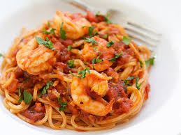 Spaghettis Aux Crevettes Et A L Ail Au Thermomix Recette Spaghetti Aux Crevettes Spaghetti Recette Recette