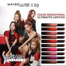 Maybelline x itzy ultimate set(cs ultimatte 699+fitme fdt 220+lashlift+hypersharp) paket terdiri dari: Maybelline X Itzy Color Sensational Ultimatte Lipstick Shopee Malaysia