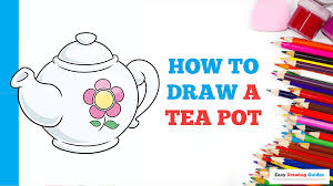 Today we decided to continue this tea theme and made a lesson on how to draw a teapot. Easy Drawing Guides On Twitter How To Draw A Tea Pot Easy To Draw Art Project For Kids See The Full Drawing Tutorial On Https T Co Dntxcgdlvd Teapot Howtodraw Drawingideas Https T Co S3brajrr4e