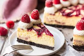 Oreo cookie crust with a raspberry cheesecake filling, topped with raspberry a friend of mine was here the other day helping me to experiment with cheesecake recipes. White Chocolate Raspberry Cheesecake Amazing Baking A Moment