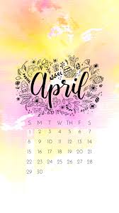 Abril 2018 Calendar Wallpaper Iphone Wallpaper Calendar Design