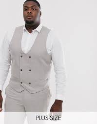 Shop big and tall men's suits on sale at mensusa. River Island Big Tall Linen Suit Suit Vest In Neutral Asos