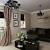 Taupe And Navy Blue Living Room
