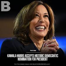 It's a celebration; it's HERstory. VP Kamala Harrisaccepts the democratic  nomination for President. A pivotal moment in the nation's history.  #blackgirlsrock Read more via the link in bio at BlackGirlsBond.com and join