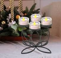 30 Pcs Portavelas De Metal, Navidad Candelabros Para Velas Portavelas  Decoracion, Mini Candelabro Creativo Pequeño Portavelas Porta Velas Para  Regalos
