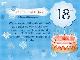 Birthday Wishes For 18 Year Old Daughter 18th Birthday Wishes Messages And Greetings 365greetings Com Birthday Wishes For Daughter Birthday Wishes For Son Happy Birthday 18th