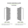 If you have any doubts as to the handing or swing of your door, please contact us. 1