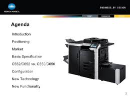Konica minolta bizhub c650 driver. Bizhub C652 C552 Marketing Presentation V2