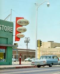 Arizona Furniture Store 1960s Mid Century Furniture Red And Teal 1960s