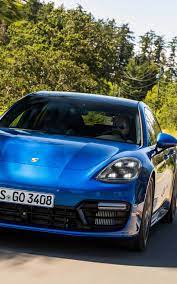 Blue Porsche Panamera Turbo Sport Turismo 2017 Hd Mobile Porsche Panamera 2017 Blue 950x1520 Wallpaper Teahub Io