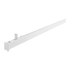 Vidga White Single Track Rail 140 Cm Ikea Ikea Cool Curtains Hanging Curtains