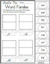When teaching figurative language or writing, you may want to try these simile and metaphor worksheets. Free Kindergarten Worksheets For Language Arts Word Families Made By Teachers