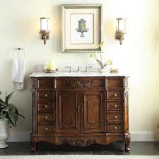 These minor changes will certainly make a big influence on the way your bathroom expressions. Adelina 56 Antique Style Bathroom Vanity Fully Assembled White Marble Counter Top