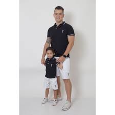 What does pai e filho mean in portuguese? Pai E Filho Kit 02 Bermudas Branca Sarja Colecao Tal Pai Tal Filho
