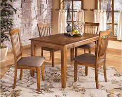 This dining room table is a sophisticated addition for your personal at home bistro rectangular shape: Signature Design By Ashley Kimonte Dining Room Chair Set Of 2 Dark Brown Pricepulse