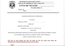 Berikut adalah contoh surat pernyataan orang tua. Contoh Mou Dengan Komite Sekolah Pada Pembelajaran Tatap Muka Pandemi Covid 19 Mediailmu22