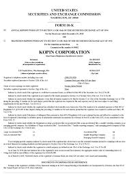 View the most recent and previous annual reports of alphabet at. Annual Reports Kopin Com