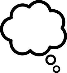I Ve Been Thinking Life Isn T Easy Thought Cloud Free Clip Art Thought Bubbles