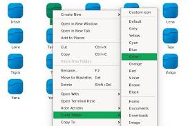 How To Change Folder Colors In Dolphin Kde File Manager Make Tech Easier Custom Icons Folders Color