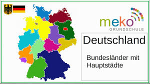 Seit der wiedervereinigung 1990 hat die bundesrepublik deutschland 16 statt wie vorher elf bundesländer, die fünf „neuen länder sind brandenburg. Deutschland Und Seine Bundeslander Ein Lernvideo Der Meko Grundschule Youtube