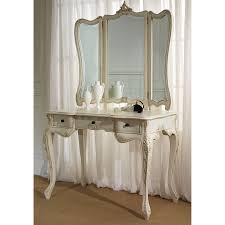 Each piece is made from wood and has an antique white finish for a neutral look that blends in with almost any color palette you pick for your bedroom. La Rochelle Antique French Dressing Table Antique French Dressing Table Antique Bedroom Furniture Bedroom Furniture For Sale