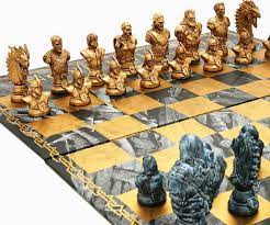 Figurines are in pvc and measure between 3 and 6cm. Game Of Thrones Chess Set