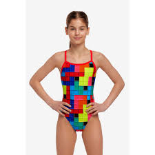 Badeanzug Funkita Girls Single Strap One Piece / Blocked | Speedswim