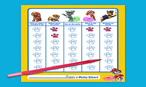 29 up to date paw patrol potty chart