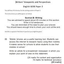 You are advised to spend not more than 35 minutes in answering question 1 and 20 minutes in answering question 2. This Much I Know About A Step By Step Guide To The Writing Question On The Aqa English Language Gcse Paper 2 John Tomsett