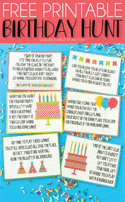 From tricky riddles to u.s. A Super Fun Birthday Scavenger Hunt Free Printable Play Party Plan