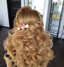 Hair and makeup by steph. Wedding Hairstyles Curly Hairstyles Down For Wedding