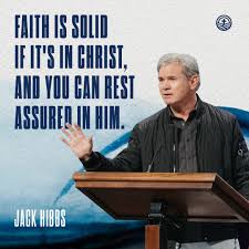 Faith is solid if it's in...