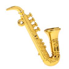 Us 2 11 32 Off 1 12 Dollhouse Miniature Music Instrument Plastic Saxophone Model Accessory In Doll Houses From Toys Hobbies On Aliexpress