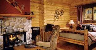 The first house in england that was classified as a bungalow was built in 1869. Luxury Log Cabins In Canadian Rockies Cathedral Mountain Lodge Cabin Interior Design Cabin Interiors Log Cabin Interior