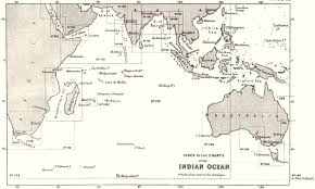 Indian Ocean Index To The Charts Of The Indian Ocean 1881 Map