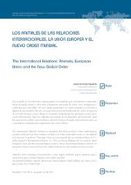 El arte de avanzar avanzar son na bella !ista cando $aseamos los domin%os en nestro rolls ro*ce# con el cero de !aca se 'acen bellas billeteras# 2e seas na !aca. Pdf Los Animales De Las Relaciones Internacionales La Union Europea Y El Nuevo Orden Mundial