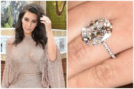 We end up both at the soho house, and he sat at my table, and i had my big ring on, because i was married, she recalled. Kim Kardashian Engagement Ring Carats Kim Kardashian Phenomenal Star