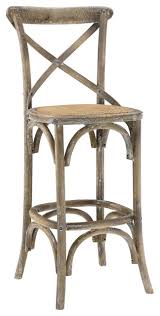 Check spelling or type a new query. Rustic Farmhouse Elm Wood Rattan Bar Stool Gray French Country Bar Stools And Counter Stools By Furniture East Inc Houzz