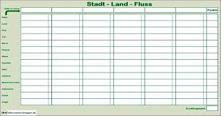 Knifelblatt zum ausdrucken dina 4 : Stadt Land Fluss Vorlage Download Freeware De