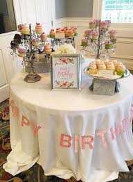 Surprise Birthday Party Ideas For Mom My Mom S Surprise Birthday Party Celebration 75th Birthday Parties Dessert Table Birthday Cake Table Birthday